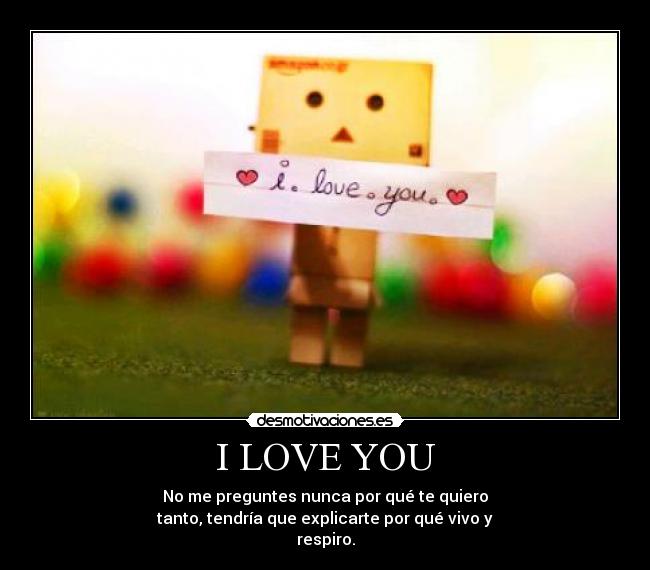 I LOVE YOU -
