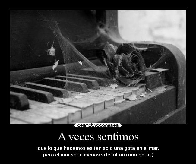 A veces sentimos - 