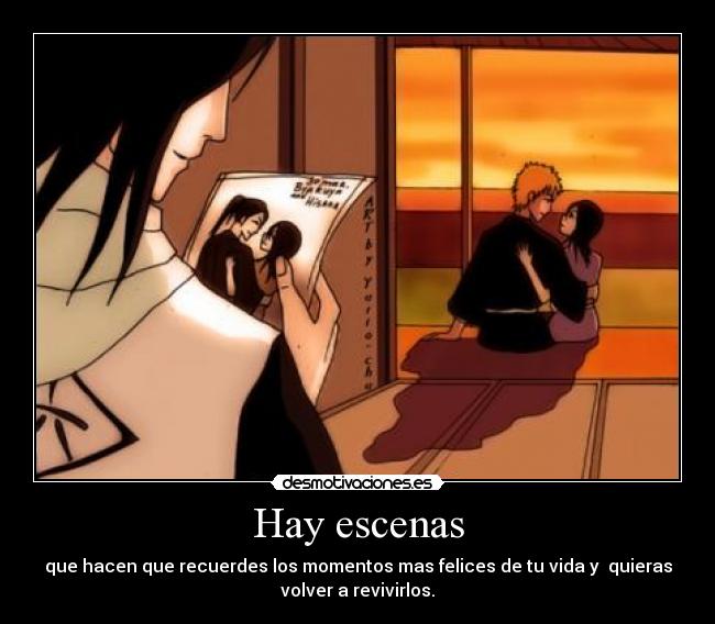 carteles bleach kuchiki rukia byakuya kurosaki ichigo harukaze manga anime hisana shinigami desmotivaciones