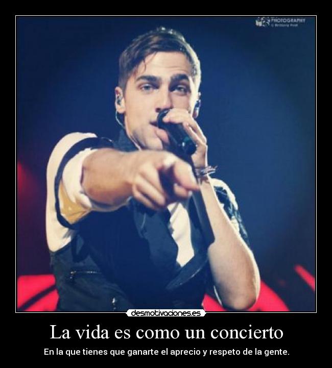 La vida es como un concierto -