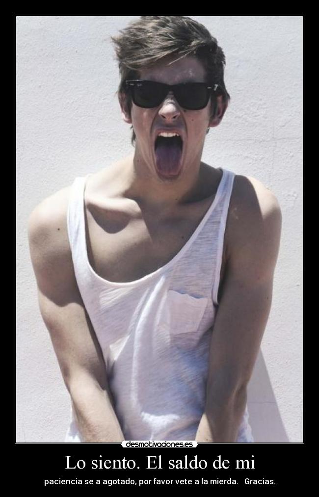 Lo siento. El saldo de mi - 