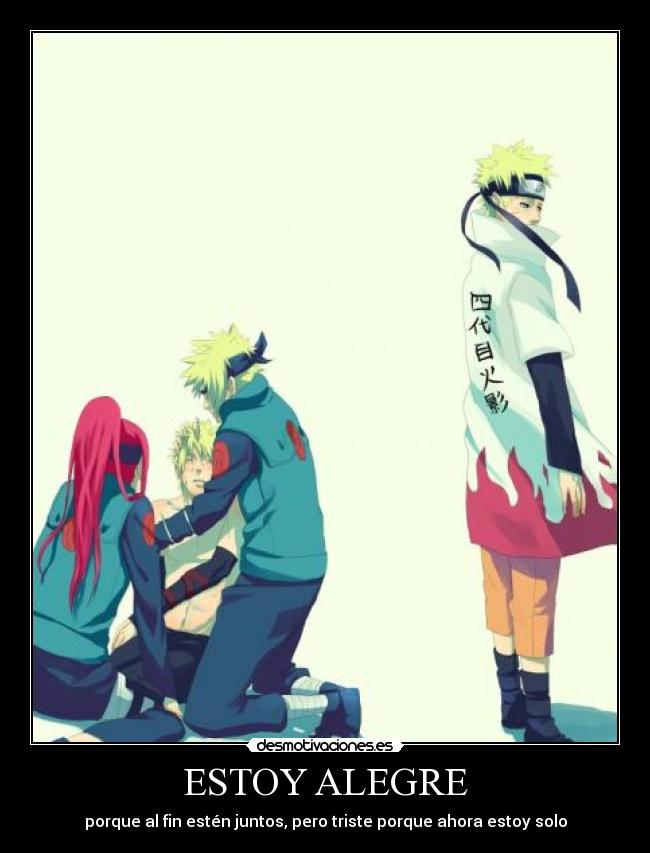 carteles naruto menma kushina minato desmotivaciones