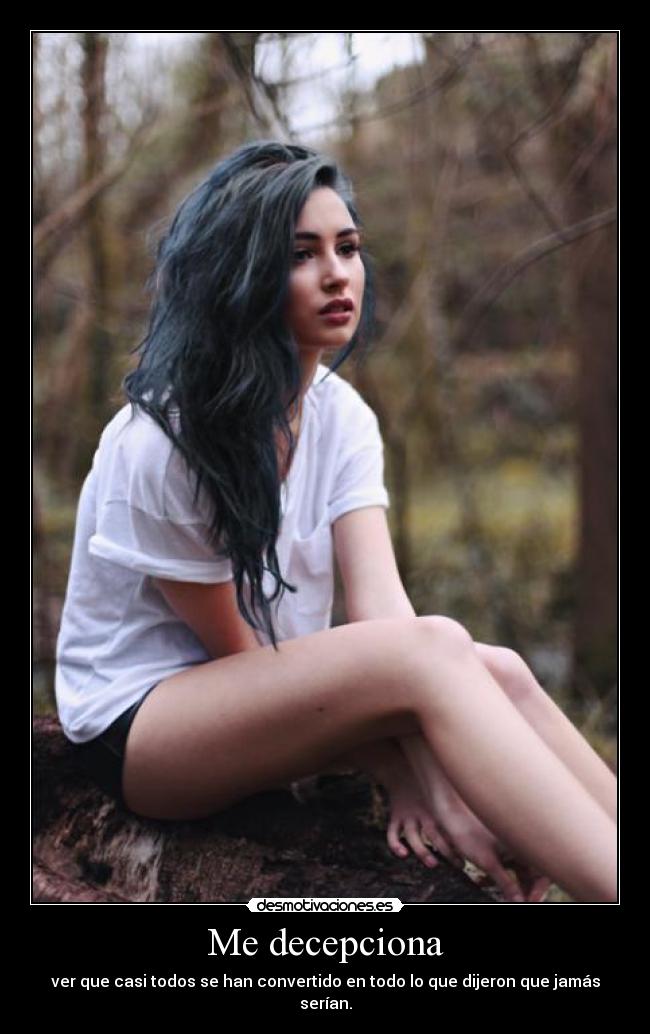 Me decepciona - 