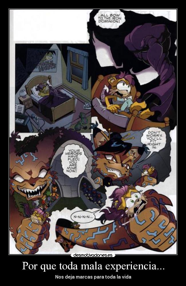 carteles mina nicole sonic desmotivaciones