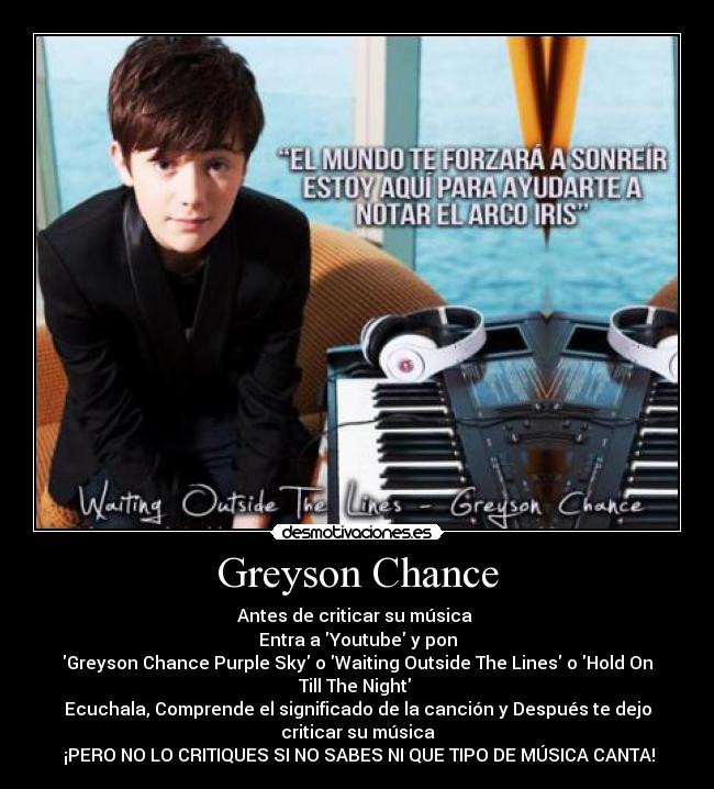 carteles greyson chance desmotivaciones