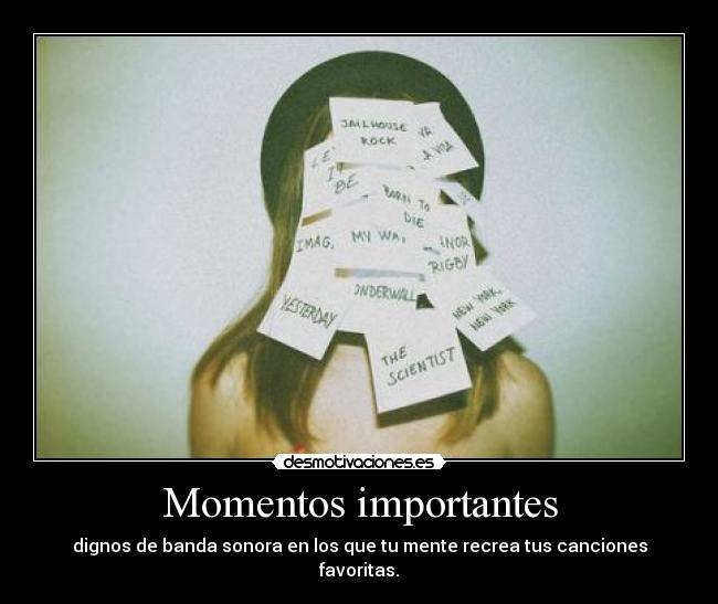 Momentos importantes - 