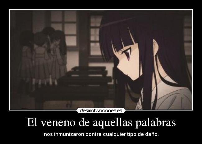 El veneno de aquellas palabras - 