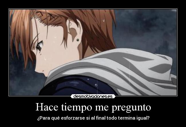 carteles yoshino zetsuen tempest tiempo final terminar amor desamor desmotivaciones