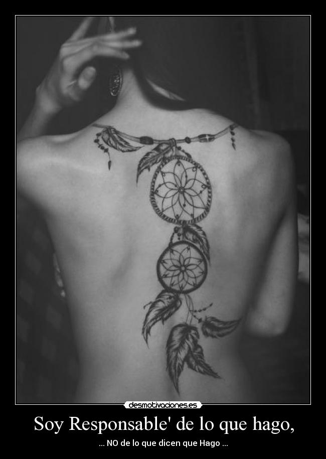 Soy Responsable de lo que hago, -