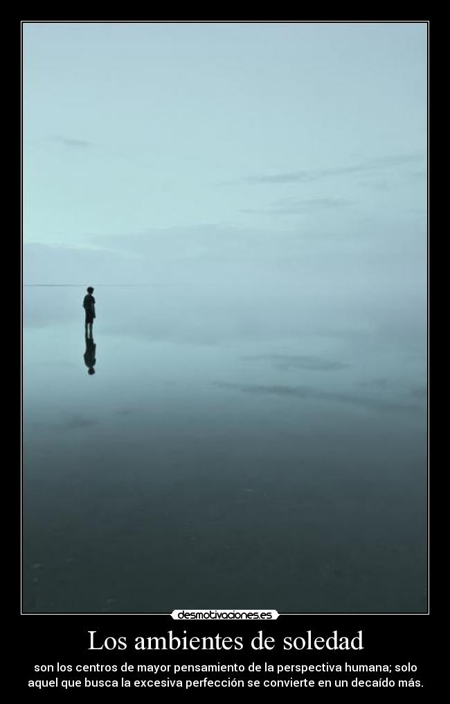 Los ambientes de soledad - 