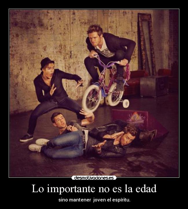 Lo importante no es la edad -