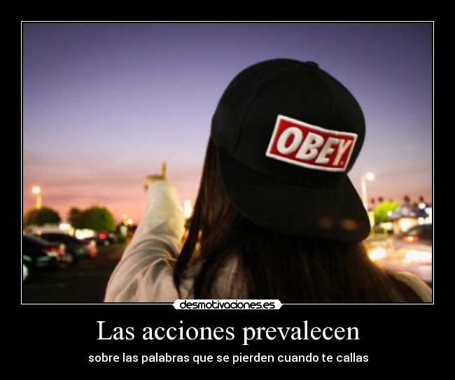Las acciones prevalecen -