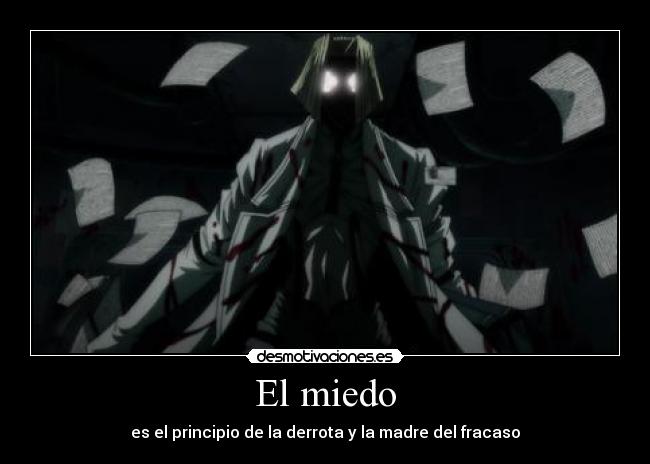 carteles miedo anime hellsing the dawn doc millenium nazi aburrido tags raros muero hambre comere nutella desmotivaciones