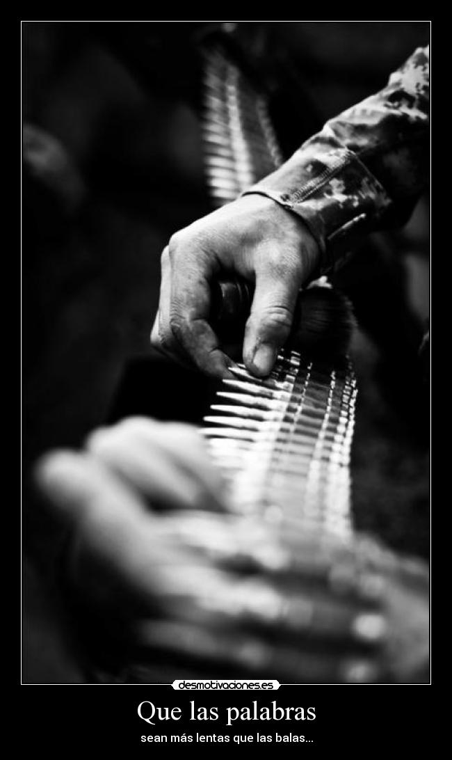 Que las palabras -