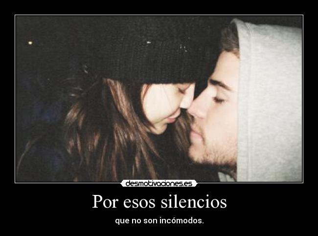 Por esos silencios -