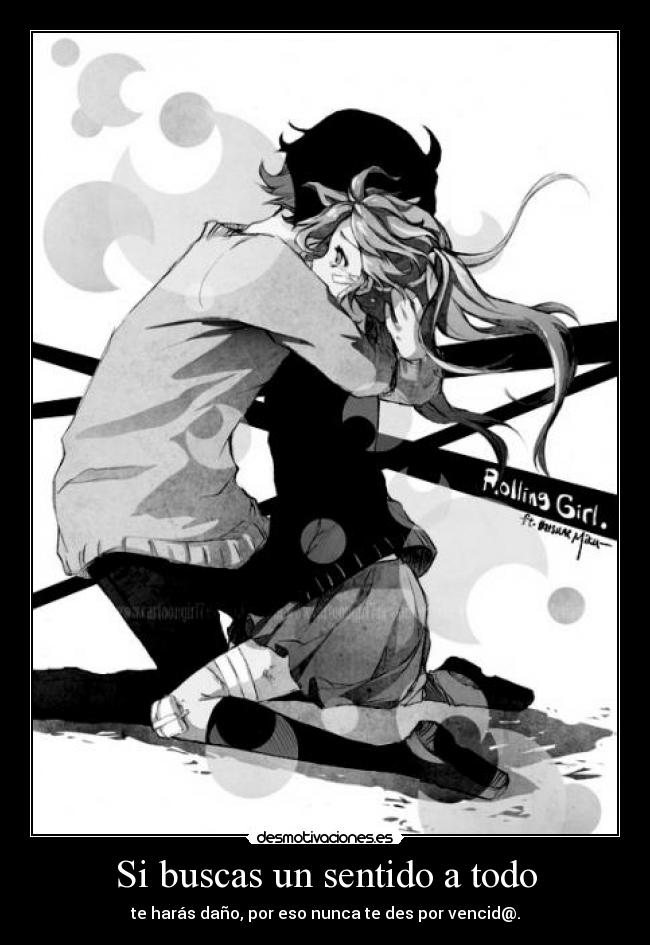 carteles hatsune miku rolling girl desmotivaciones