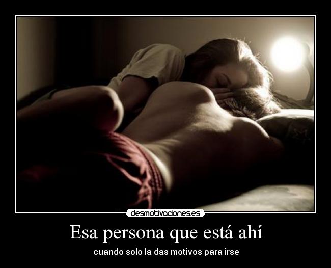 Esa persona que está ahí - 