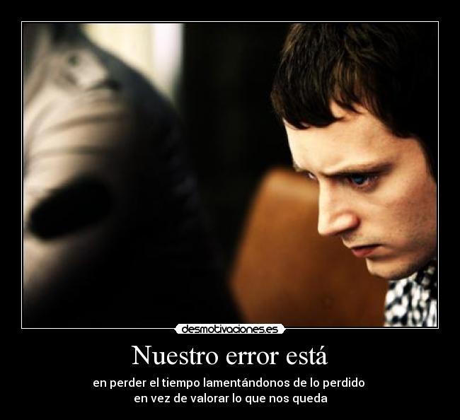 Nuestro error está -
