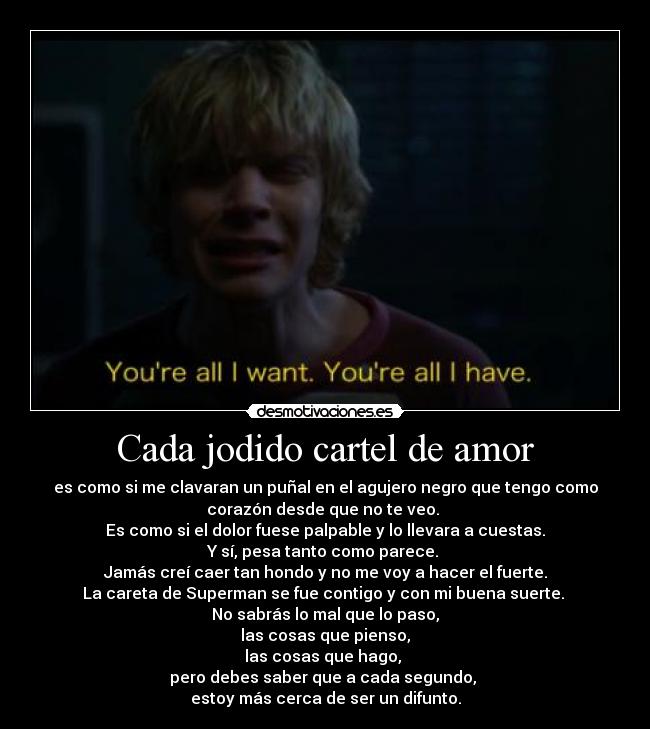 Cada jodido cartel de amor - 