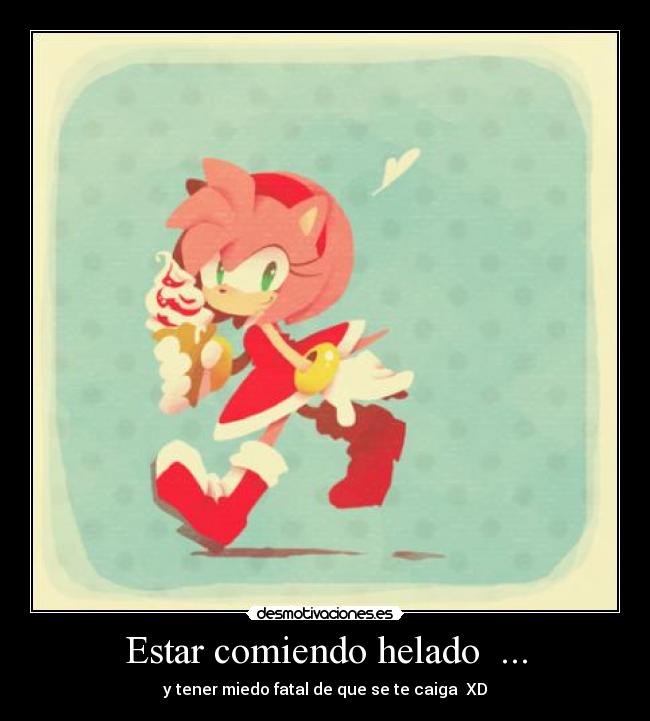 carteles amy rose desmotivaciones