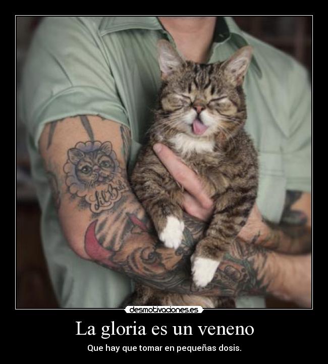 La gloria es un veneno - 