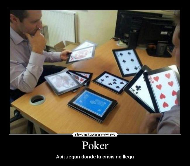 carteles poker ipads desmotivaciones