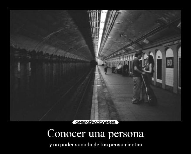 Conocer una persona - 