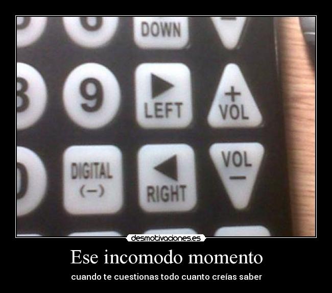 Ese incomodo momento - 