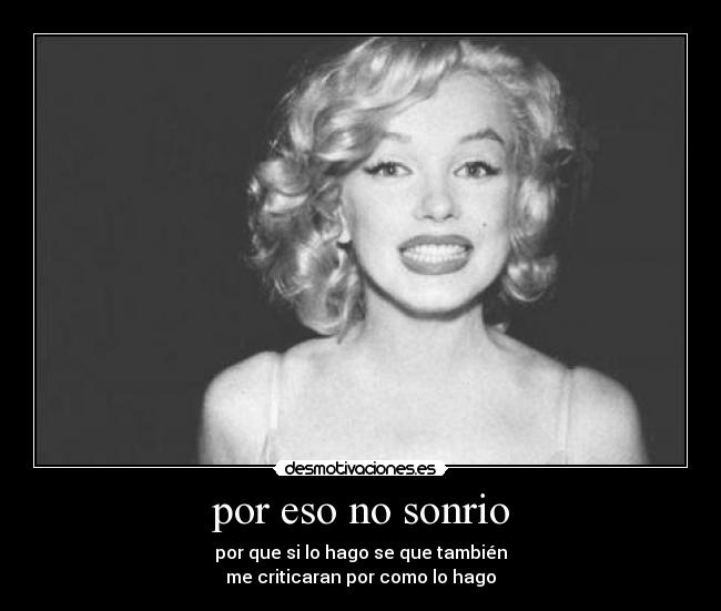por eso no sonrio - 