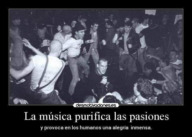 La música purifica las pasiones - 