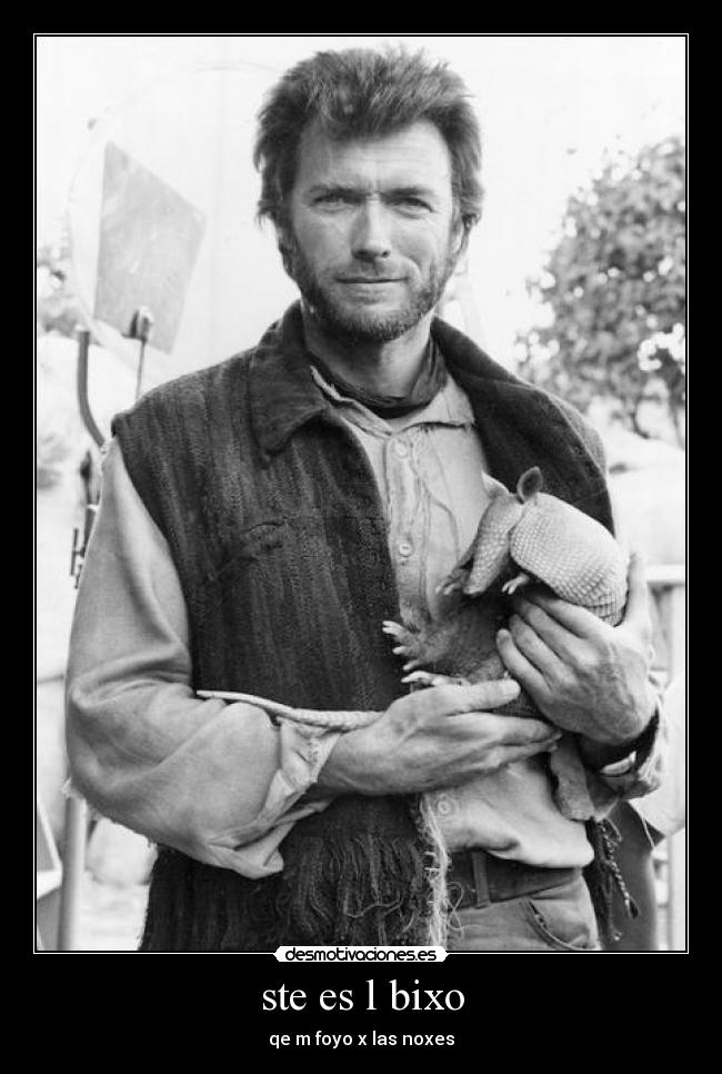 ste es l bixo - qe m foyo x las noxes