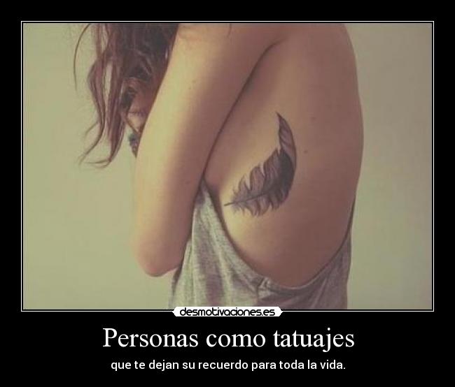 Personas como tatuajes - 