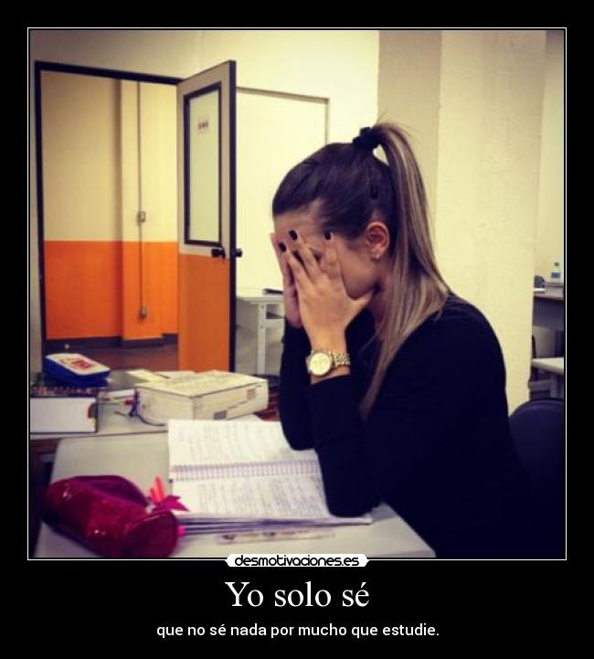 Yo solo sé -