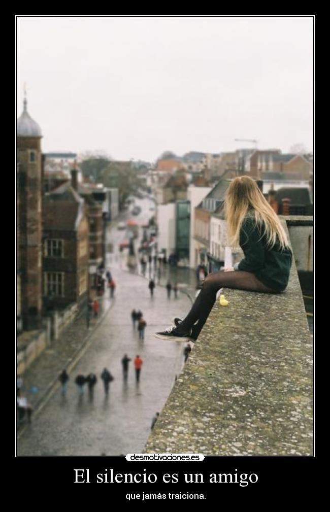 El silencio es un amigo - 