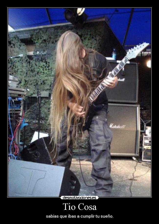 Tio Cosa - sabias que ibas a cumplir tu sueño.