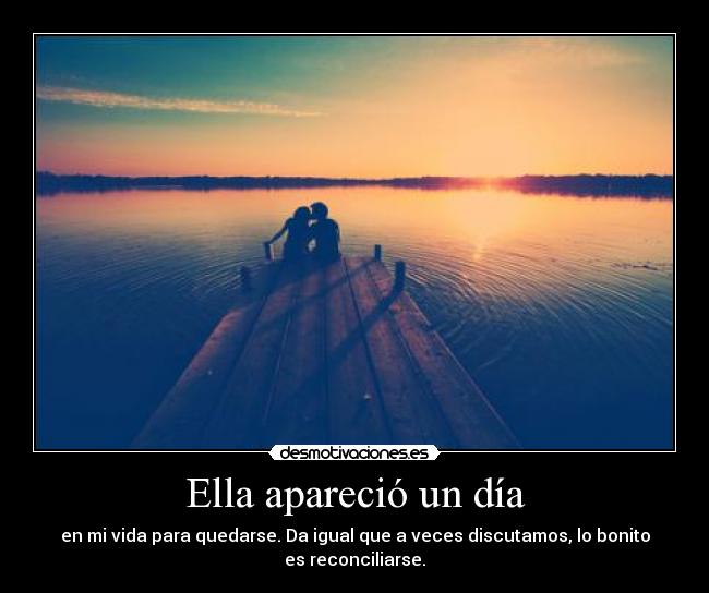 Ella apareció un día -