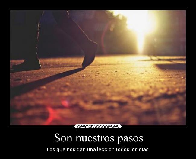 Son nuestros pasos -