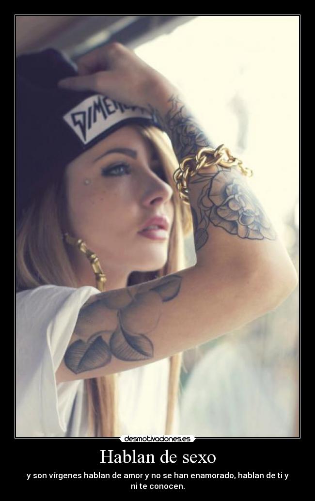 Hablan de sexo -