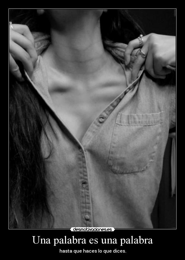 Una palabra es una palabra - 
