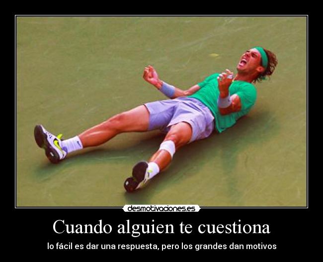 Cuando alguien te cuestiona -