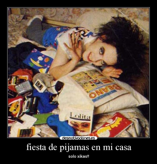 fiesta de pijamas en mi casa - solo xikas!!