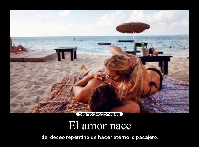 El amor nace -