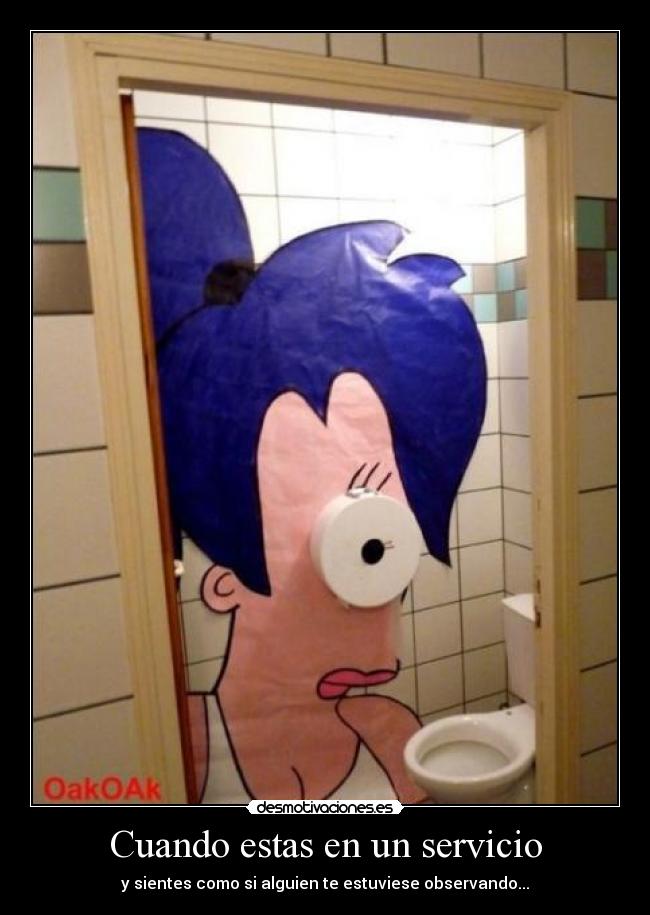 Cuando estas en un servicio -