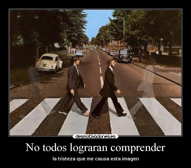 No todos lograran comprender -