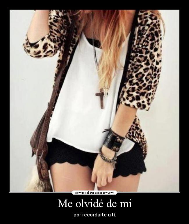 Me olvidé de mi - 