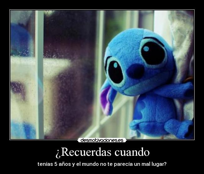 ¿Recuerdas cuando -
