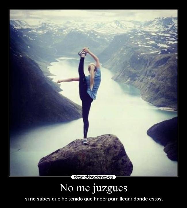 No me juzgues -