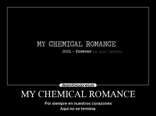 MY CHEMICAL ROMANCE -