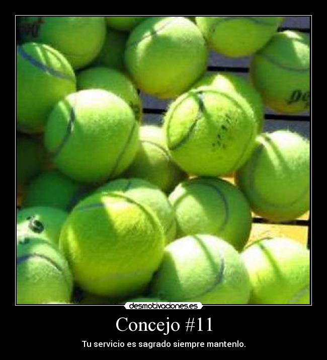 Concejo #11 - Tu servicio es sagrado siempre mantenlo.