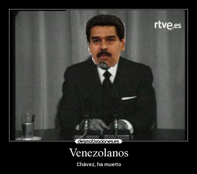 Venezolanos - Chávez, ha muerto